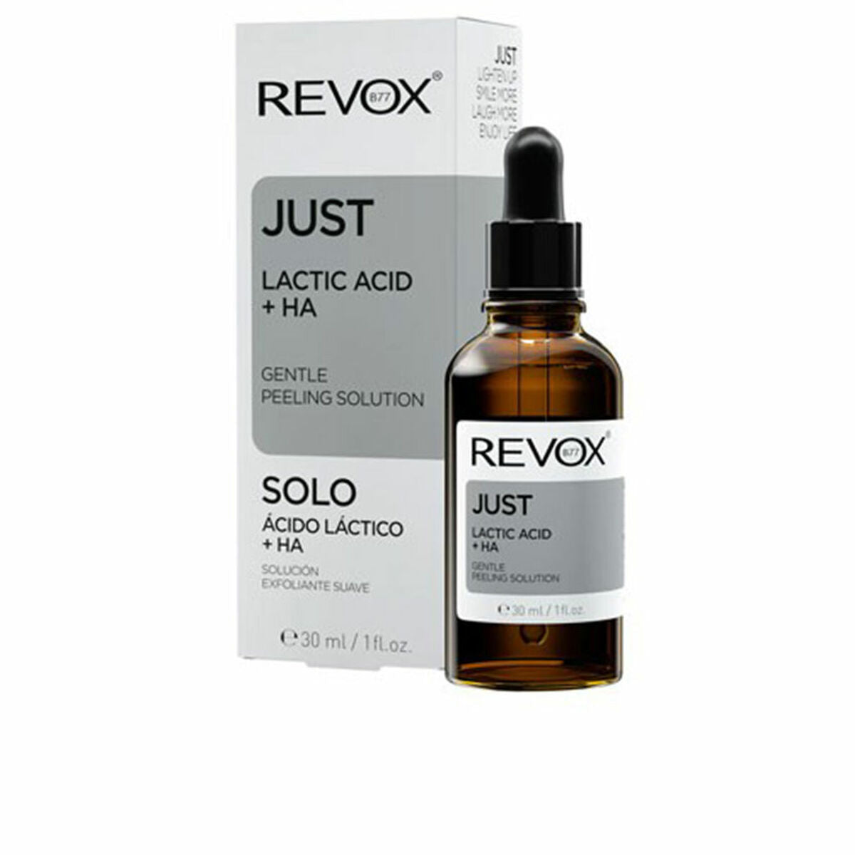 Facial Exfoliator Revox B77 Kun 30 ml mælkesyre til kvinder produktemballage