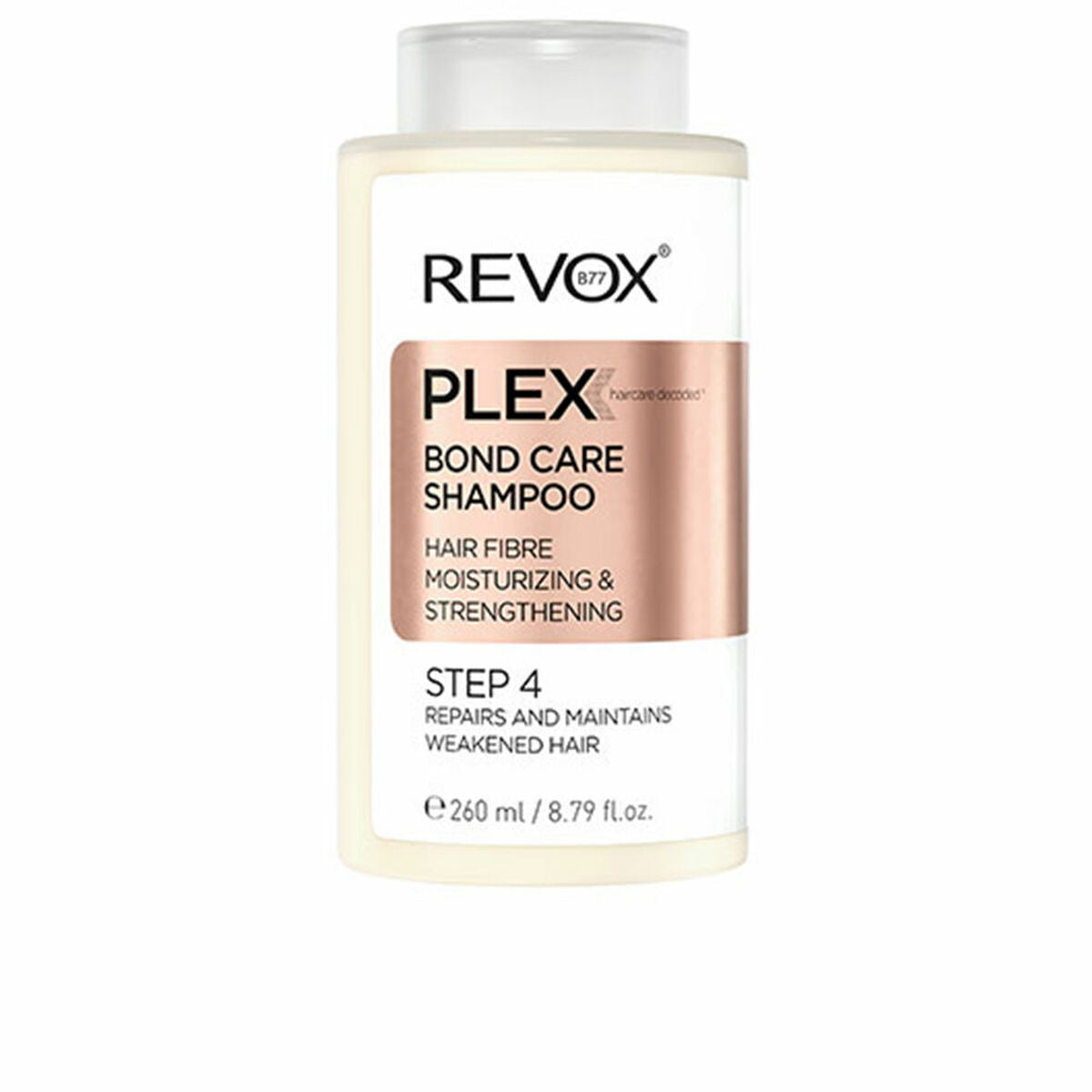 Restorative Shampoo Revox B77 Plex Step 4 260 ml til kvinder shampooflaske