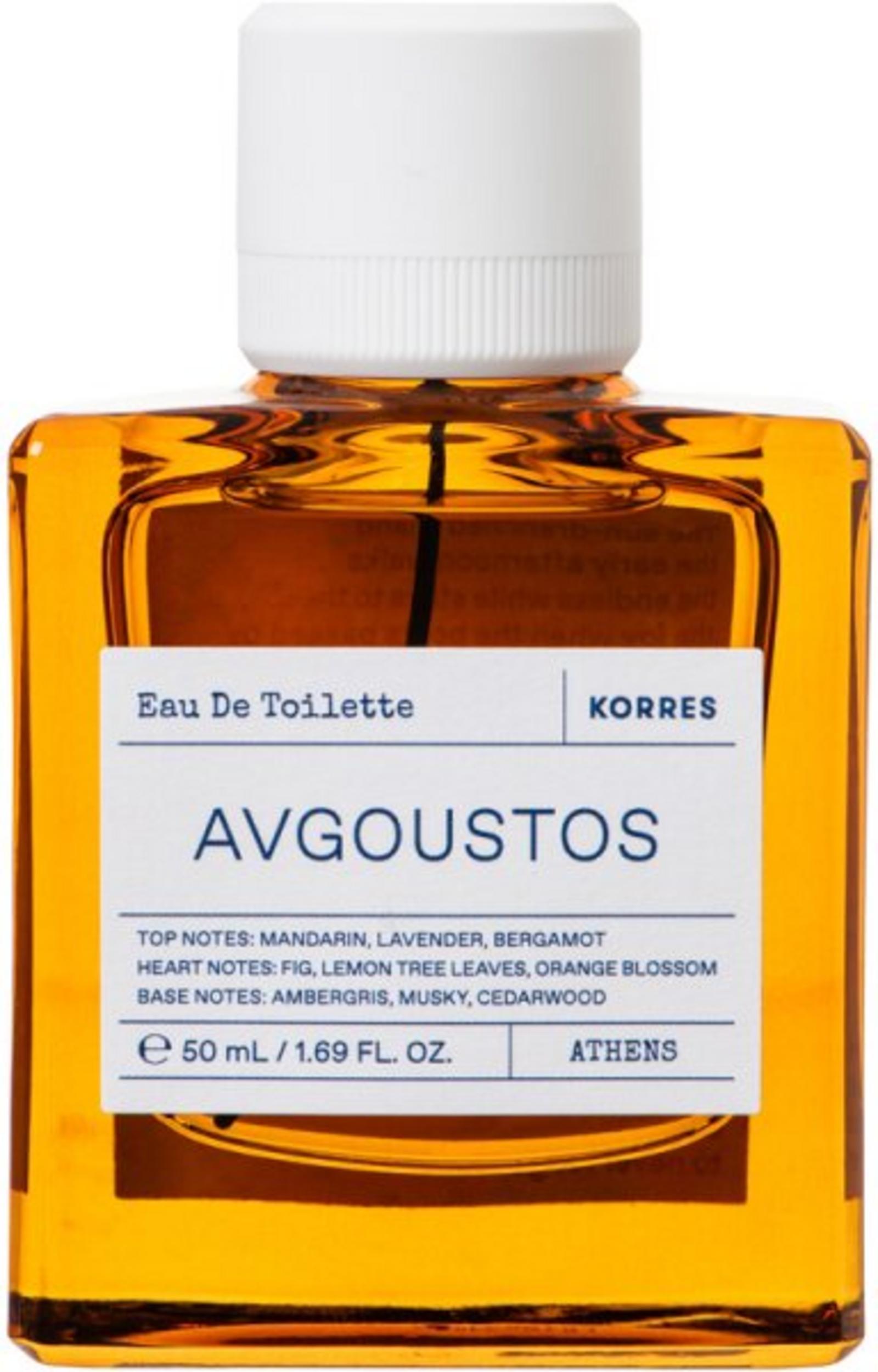Korres, Avgoustos, Eau De Toilette, Unisex, 50 ml