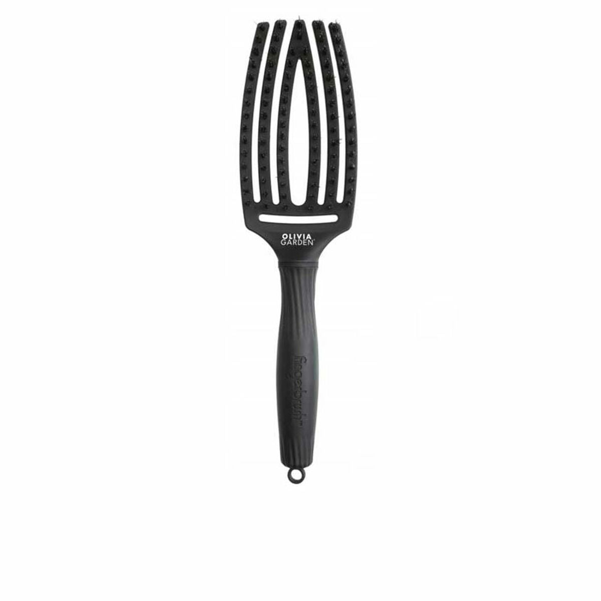 Børste Olivia Garden FINGERBØRSTE sort produktemballage