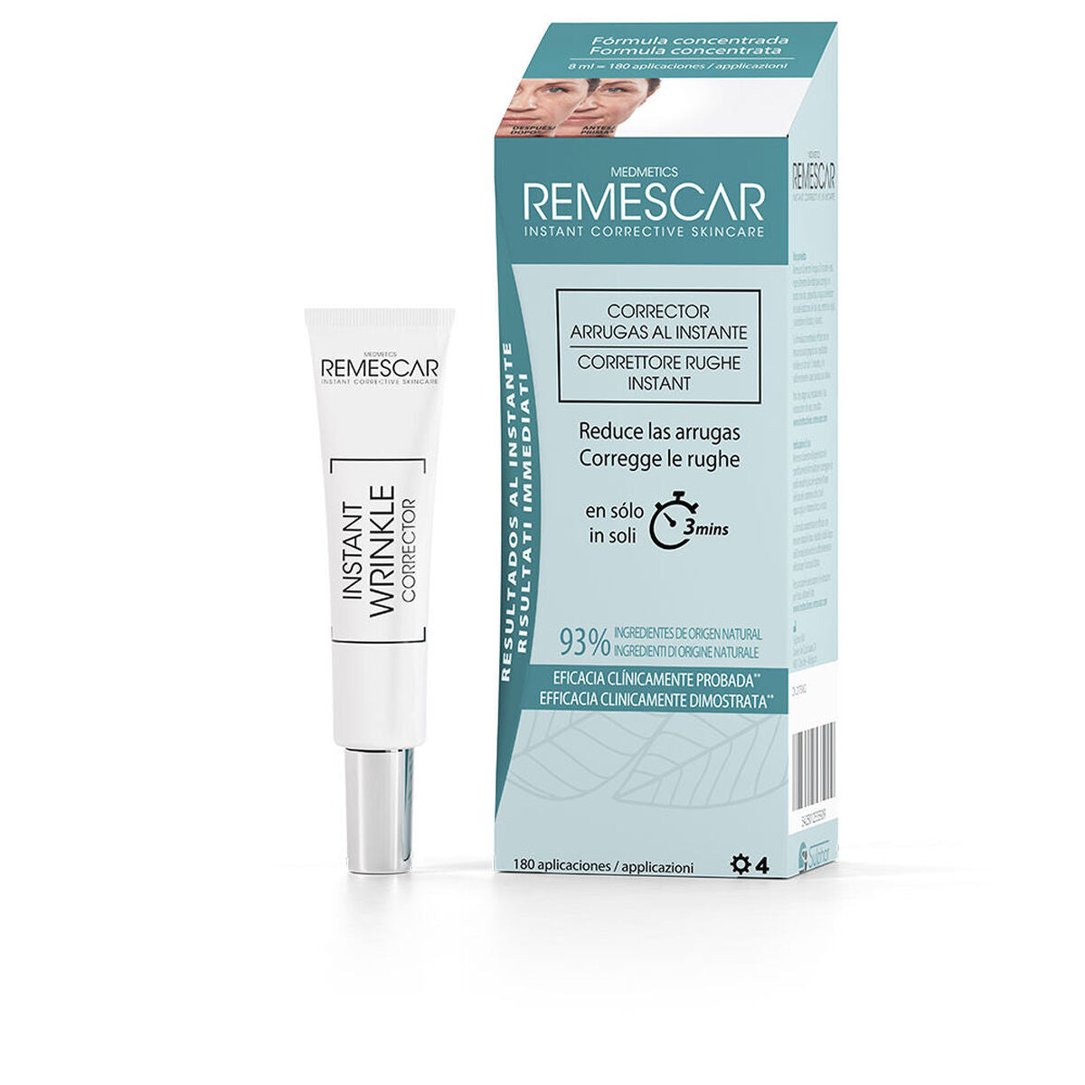 Anti-Wrinkle for Eyes Remescar 8 ml produktemballage