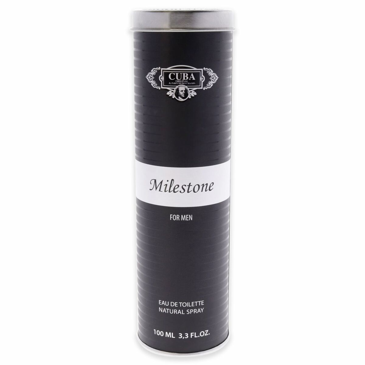 Herreparfume Cuba Milestone 100 ml til mænd produktemballage