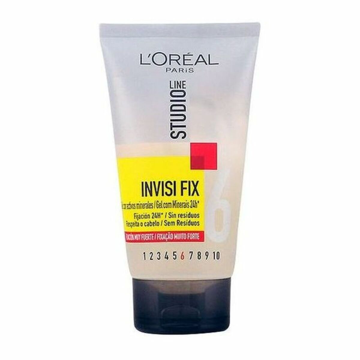 Strong Hold Gel L'Oreal Make Up Studio Line 150 ml hudplejeemballage