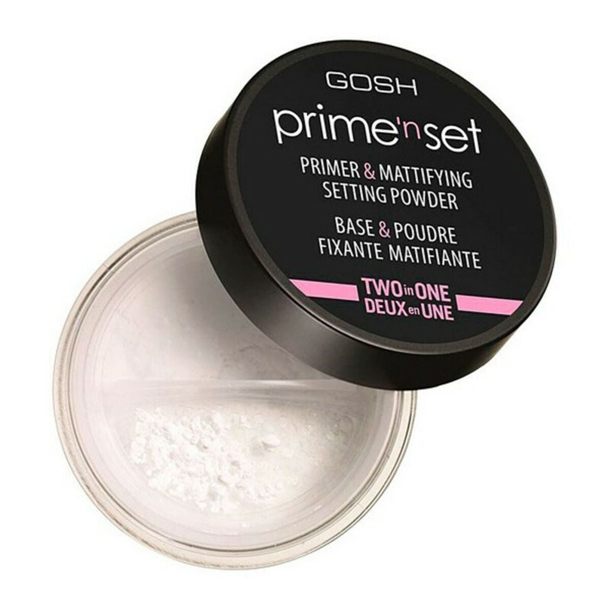 Make-up Primer Velvet Touch 2 i 1 Transparent Gosh Copenhagen (7 g) produktemballage