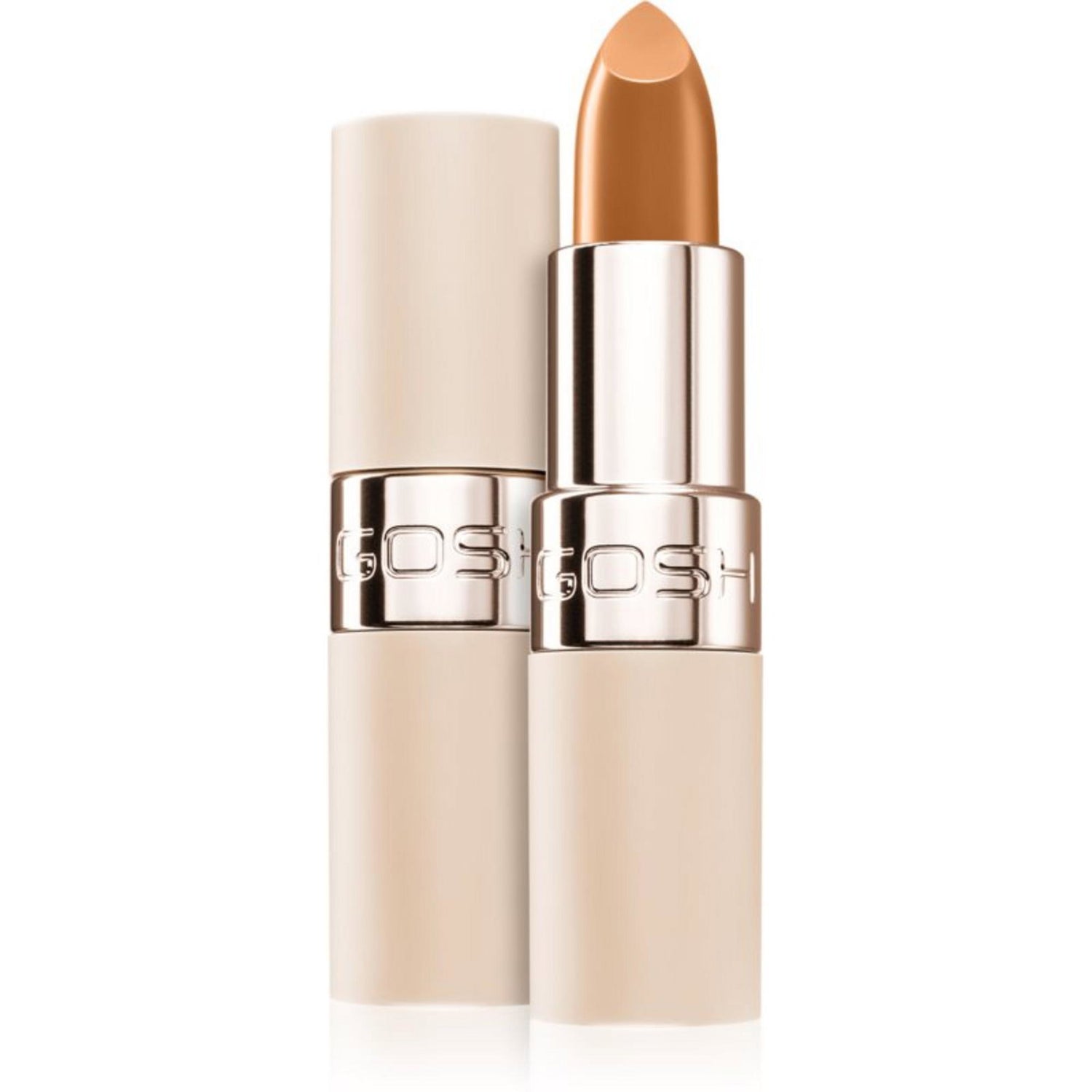 Gosh, Luxury Nude Lips, Semi-matte, Lip Balm, 002, Undressed, No, 3.5 g
