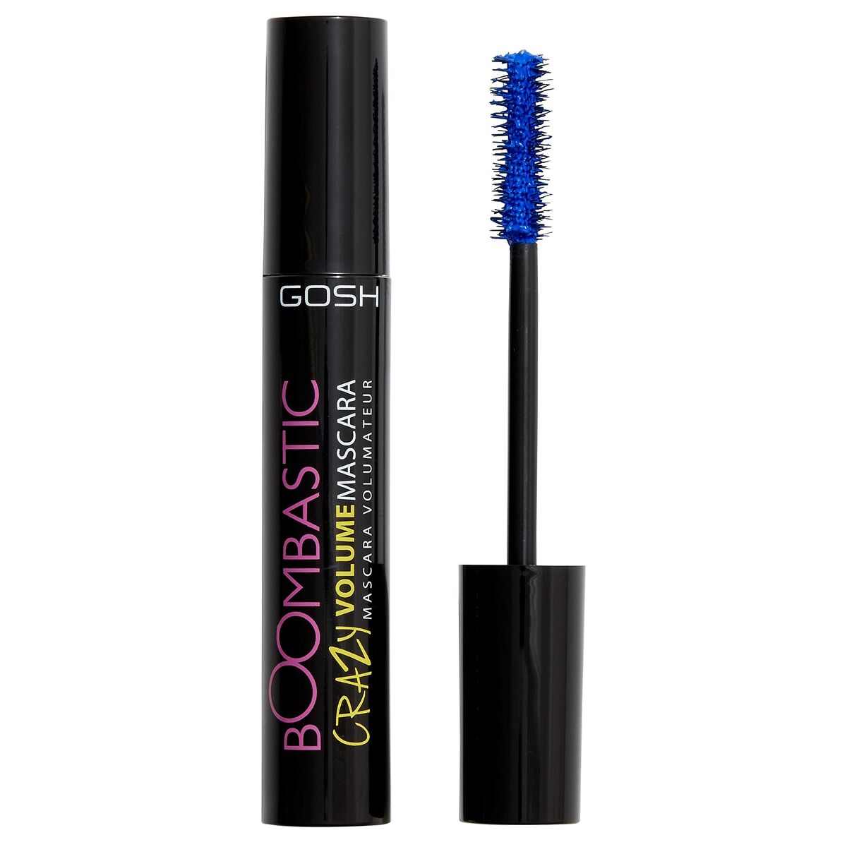 Volume Effect Mascara Gosh Copenhagen Boombastic Nº 002 Crazy blue 13 ml makeup emballage