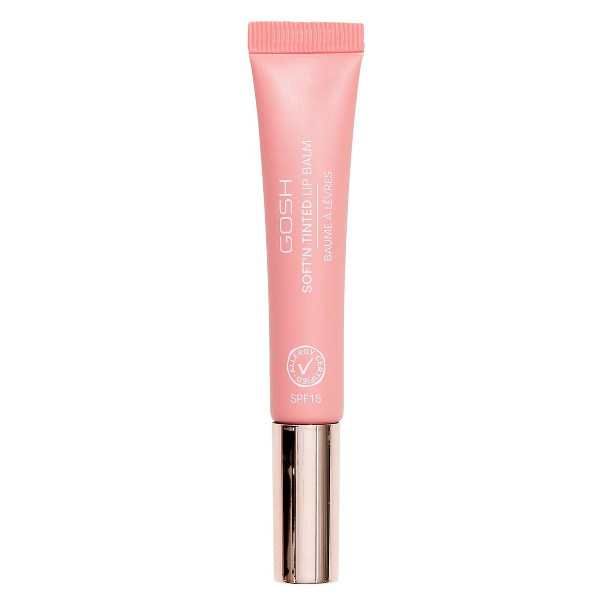 Farvet læbepomade Gosh Copenhagen Soft'N Tinted Nº 001 Nude 8 ml hudplejeemballage
