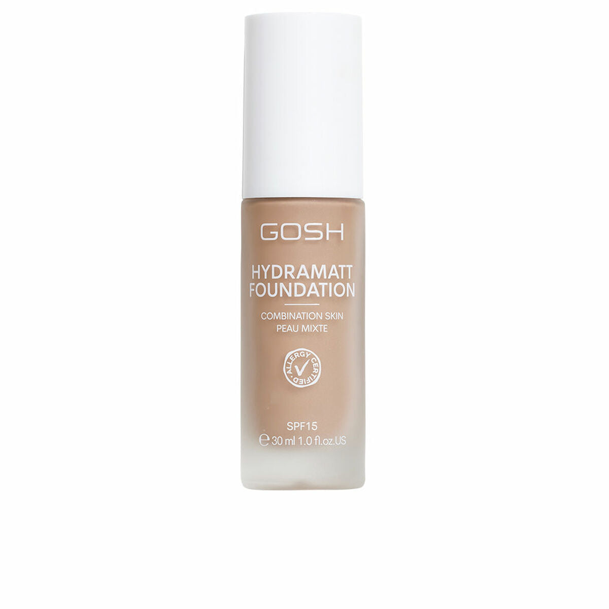 Creme Make-up Base Gosh Copenhagen HYDRAMATT Nº 012-Medium Dark-Neutral Spf 15 30 ml produktemballage