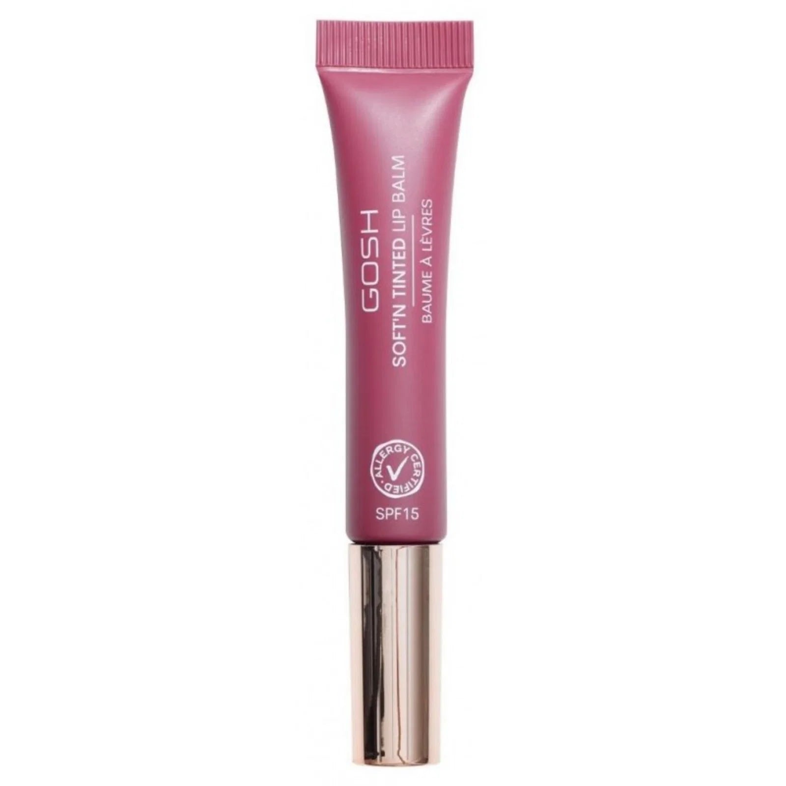 Gosh, Soft'n Tinted, Vegan, Hydrates, Lip Balm, 006, Berry, SPF 15, 8 ml