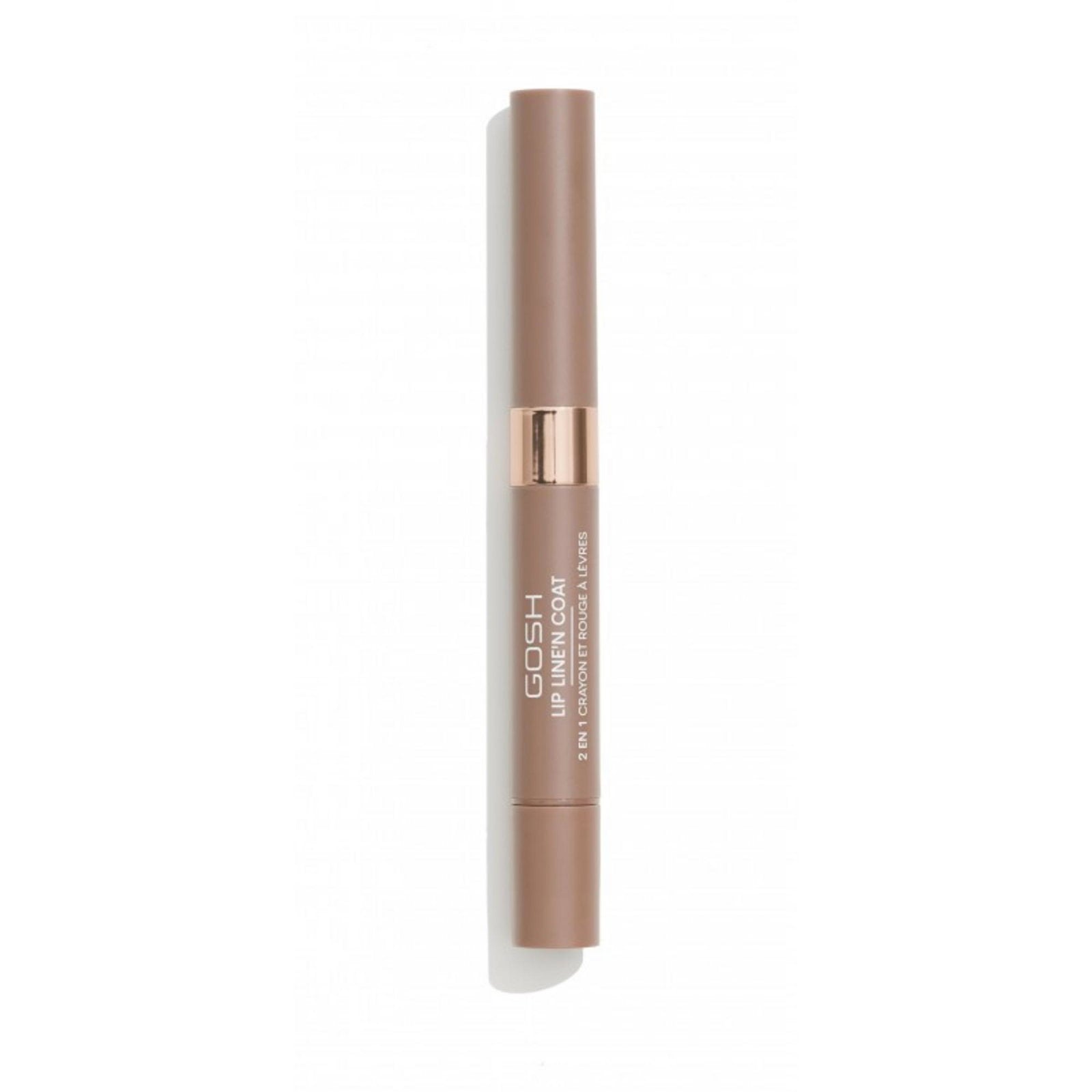 Gosh, Line'n Coat, Lip Liner & Lip Coat 2-In-1, 003, Soft Nougat, 2 ml