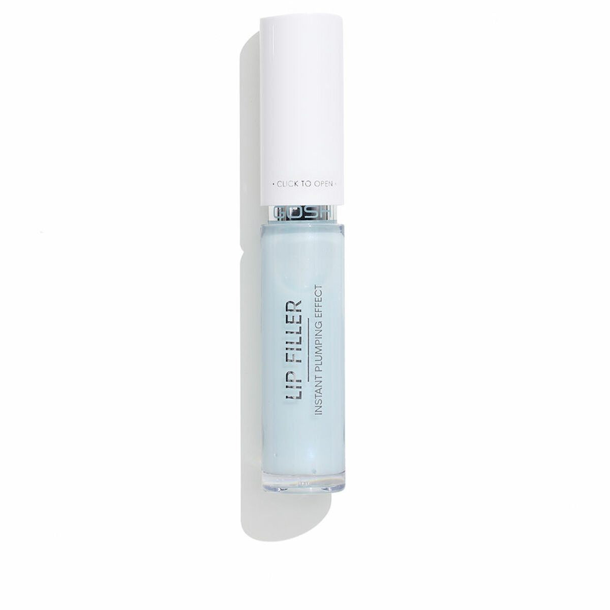 shimmer læbestift Gosh Copenhagen LIP FILLER Nº 002-Ice 5 ml makeup emballage