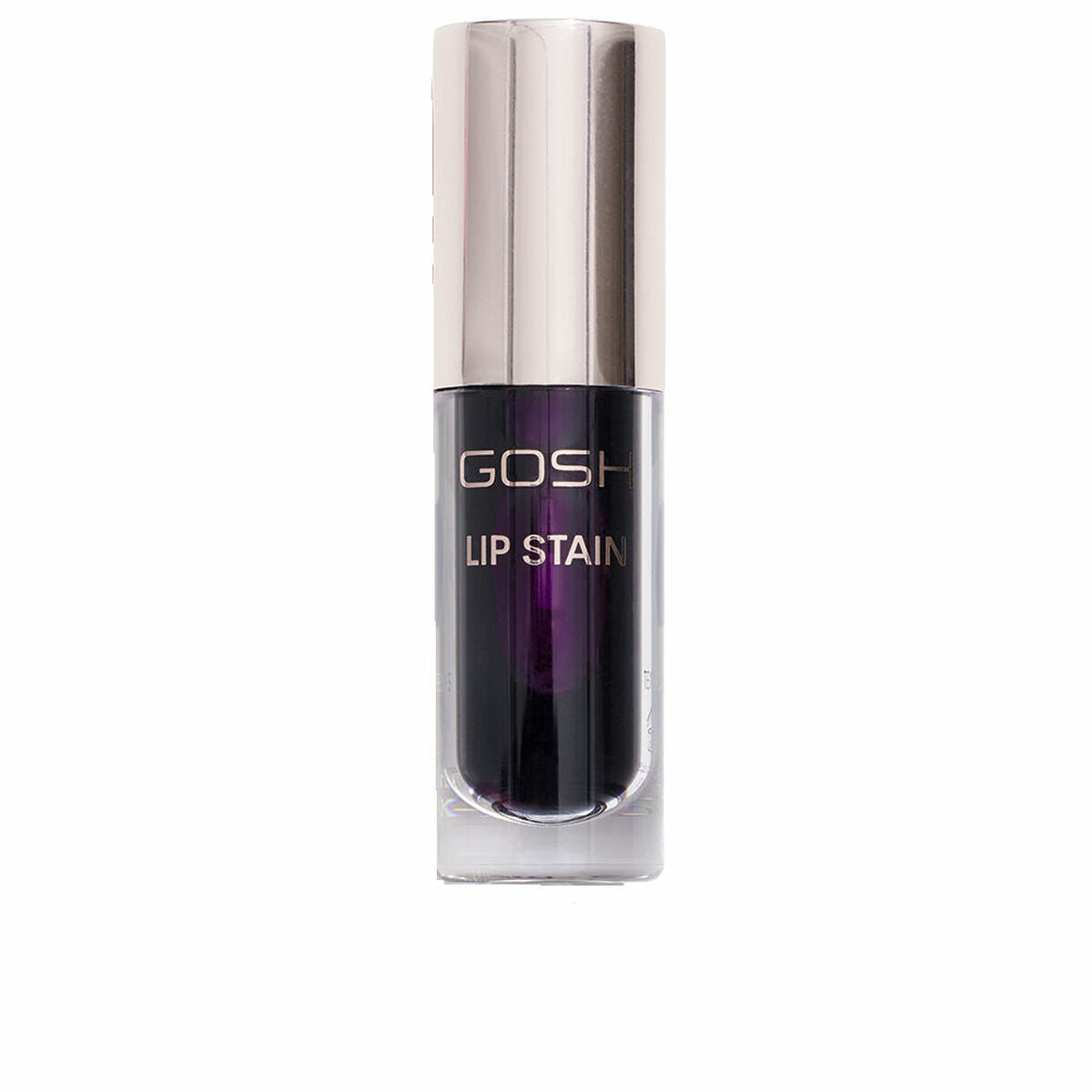 Farve til kinder og læber Gosh Copenhagen LIP STAIN Purple Nº 002-Wild Berry 3 ml produktemballage