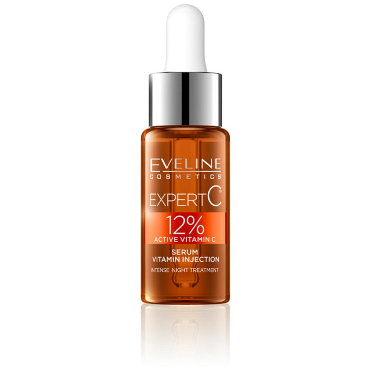 Eveline Cosmetics, Expert C, Vitamin C, Anti Aging, Night, Serum, For Face, 18 ml