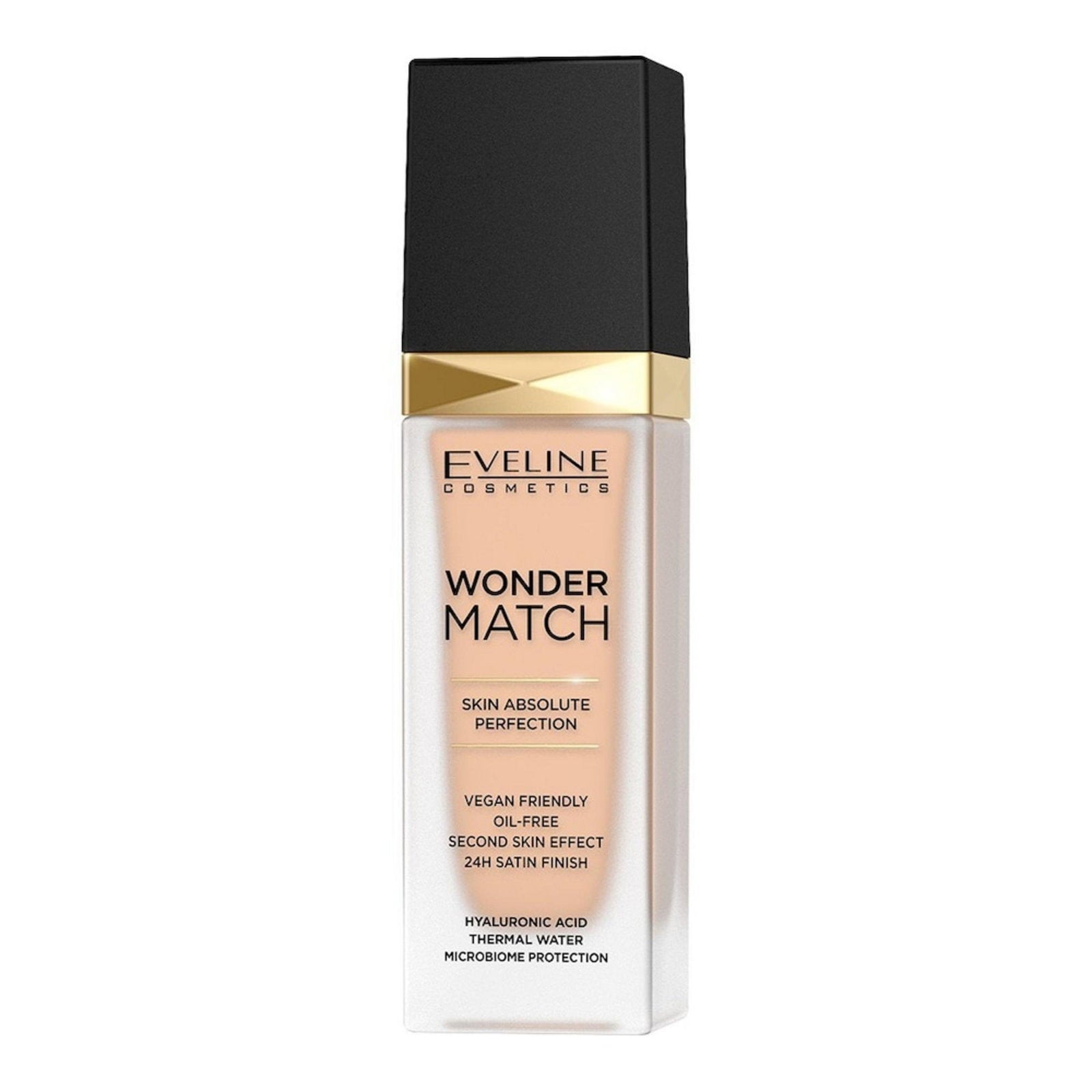 Eveline Cosmetics, Wonder Match Skin Absolute Perfection, Oil Free, Liquid Foundation, 16, Light Beige, 30 ml