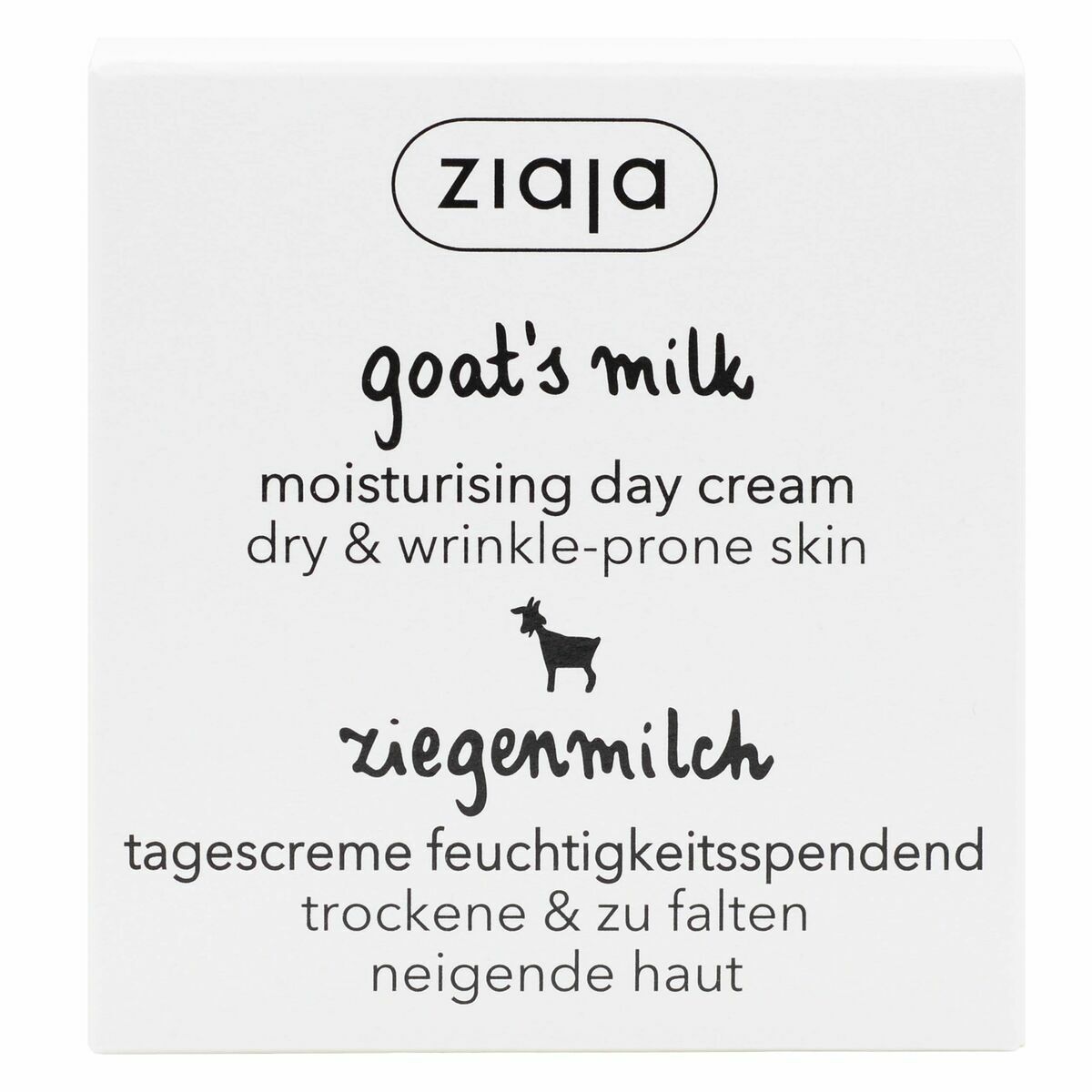Dagcreme Ziaja Leche De Cabra 50 ml hudplejeemballage til gedemælk