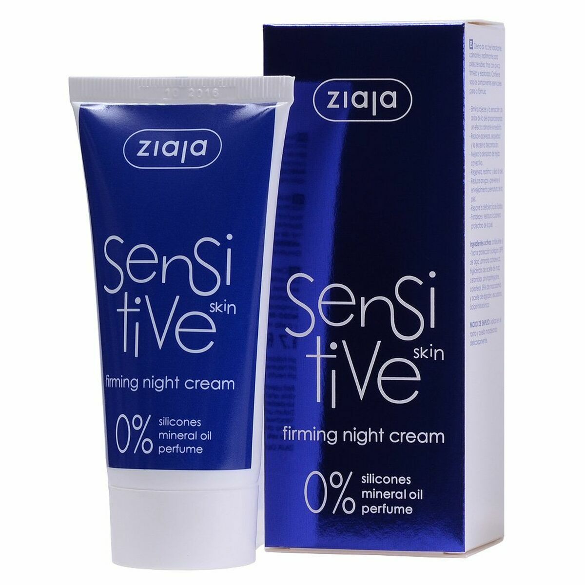 Firming Cream Ziaja Sensitive 50 ml Firming for Women hudplejeemballage