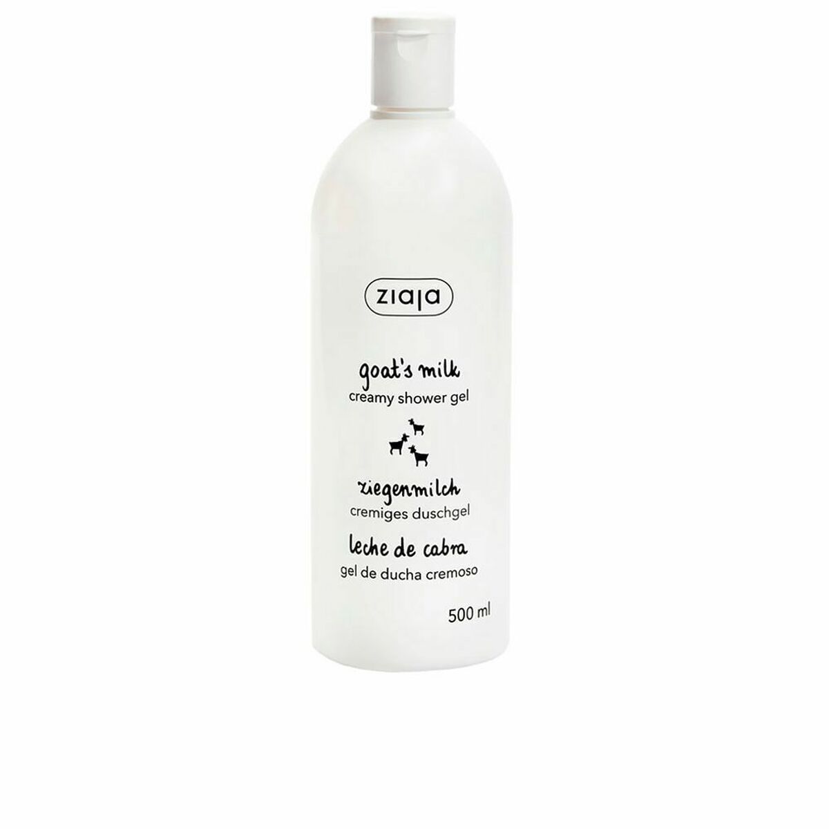 Shower Gel Ziaja Leche De Cabra 500 ml Cremet gedemælk hudplejeemballage