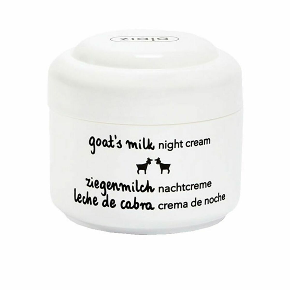 Natcreme Ziaja Leche De Cabra 50 ml hudplejeemballage til gedemælk