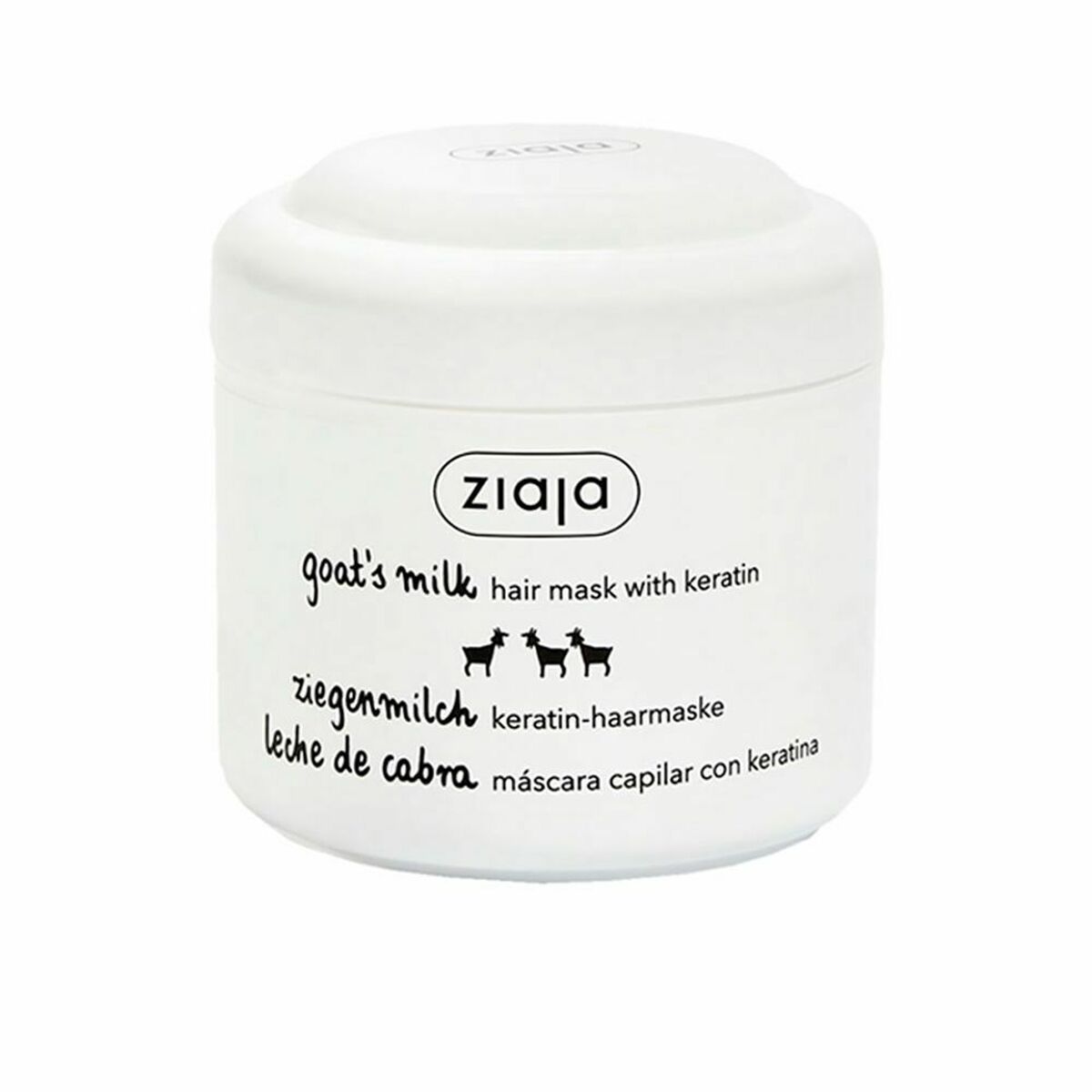 Restorative Hair Mask Ziaja Leche De Cabra 200 ml gedemælk hårmaske emballage