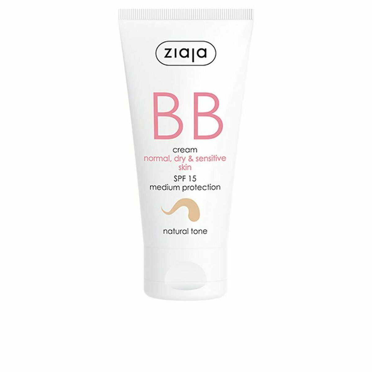 Fugtgivende creme med farve Ziaja Bb Cream Natural Spf 15 50 ml hudplejeemballage