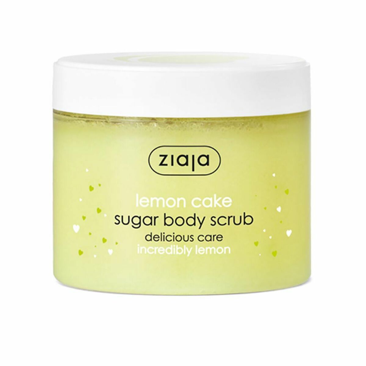 Exfoliating Body Gel Ziaja Lemon Cake 300 ml hudplejeemballage