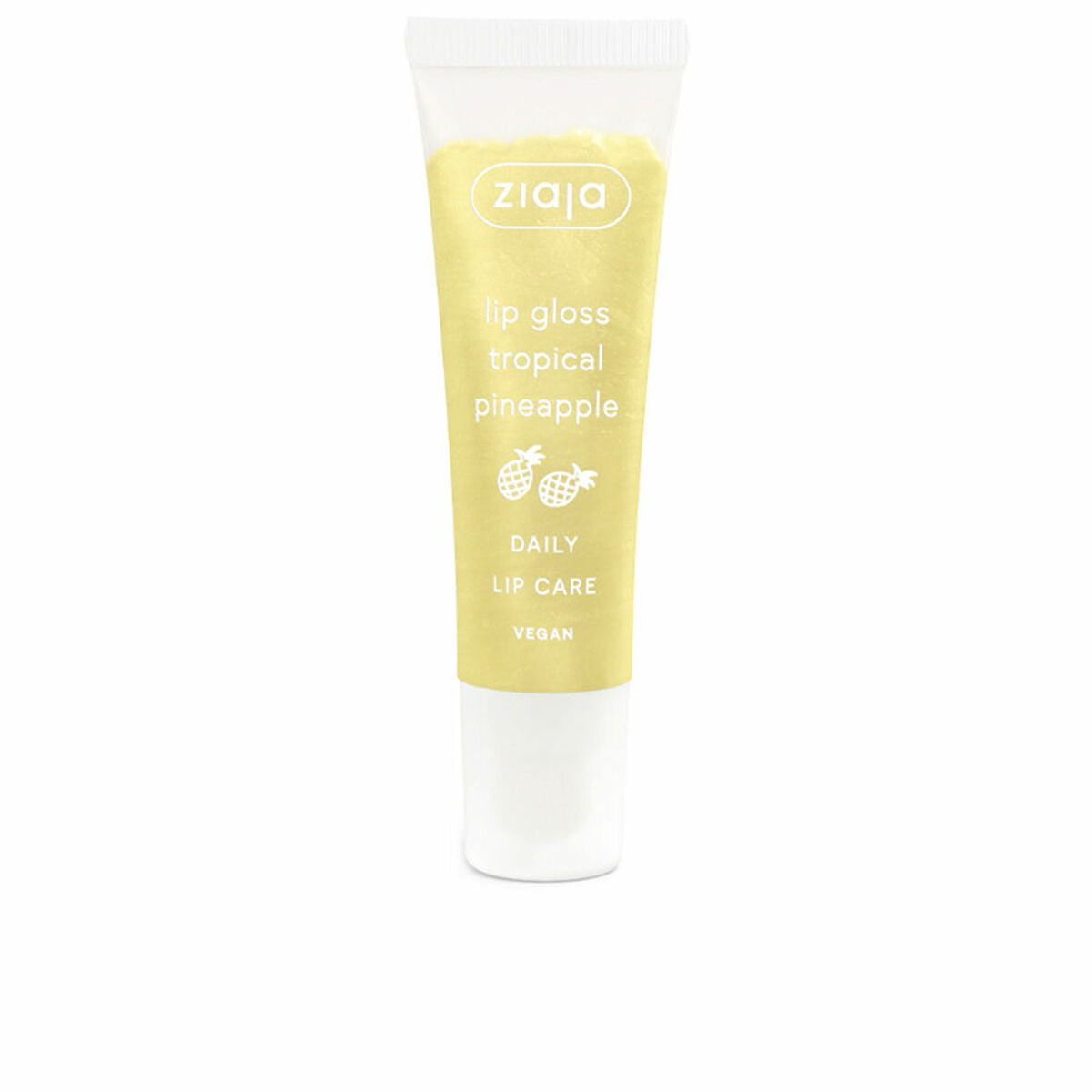 Lip Balm Ziaja Tropical Pineapple 12 ml til kvinder hudpleje emballage