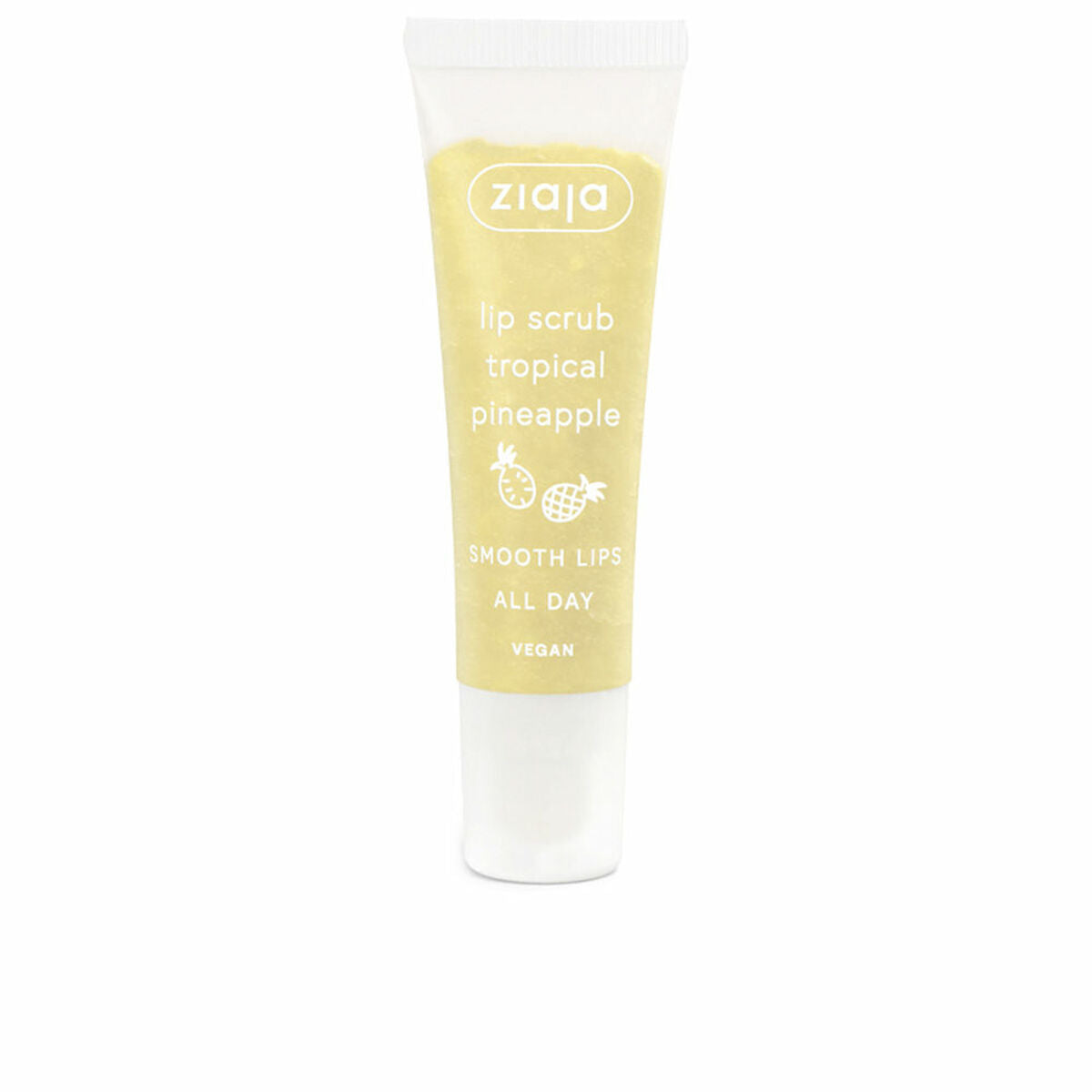 Lip Scrub Ziaja Tropical Pineapple 12 ml til kvinder produktemballage