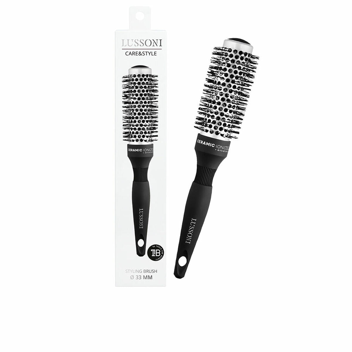 Styling Brush Lussoni Care Style Keramik Ø 33 mm produktemballage
