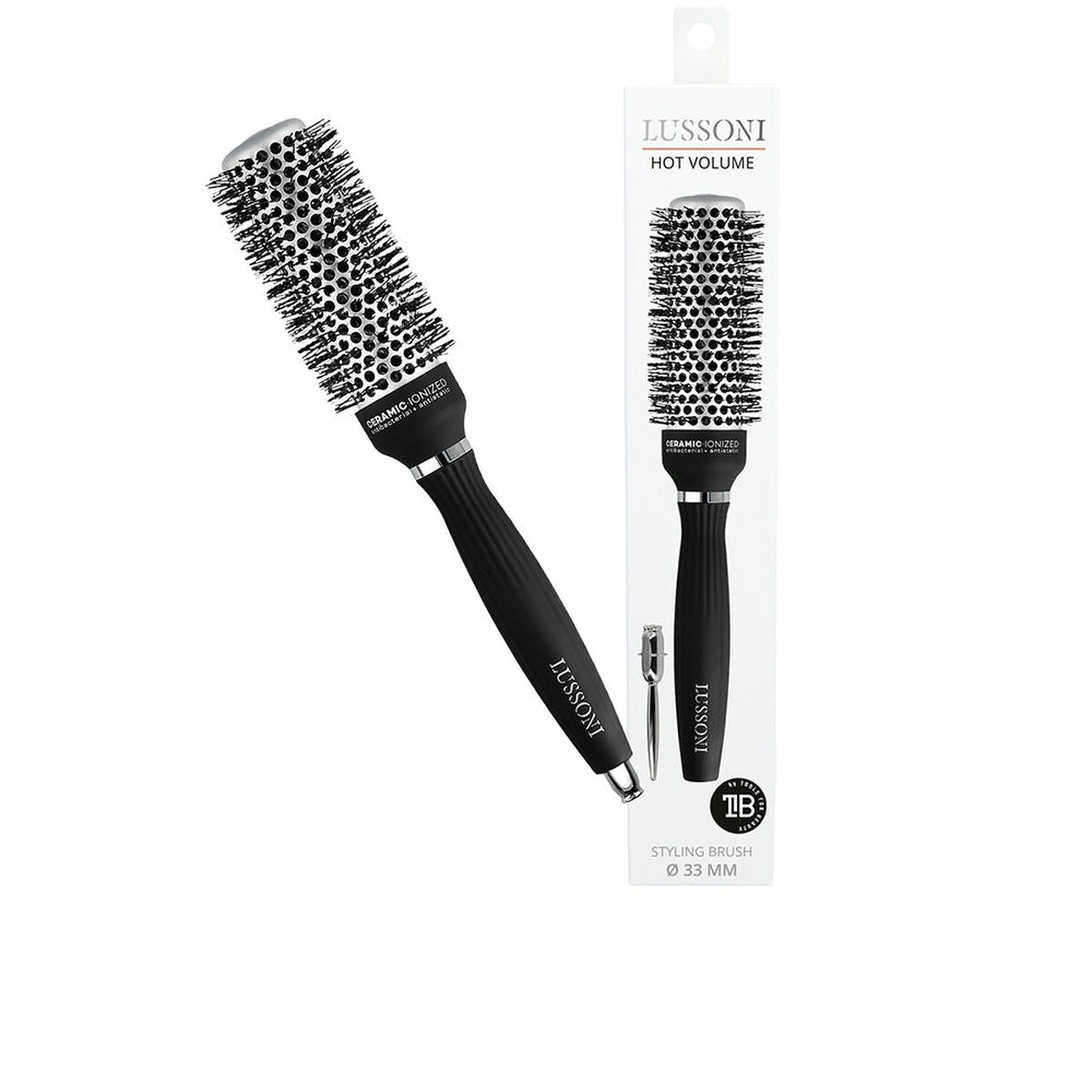 Styling Brush Lussoni Hot Volume Keramik Ø 33 mm produktemballage