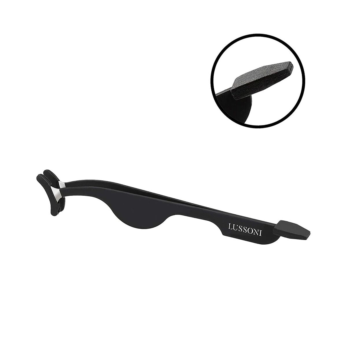 Falske øjenvippeapplikator Lussoni Rustfrit stål (1 enhed) produktemballage