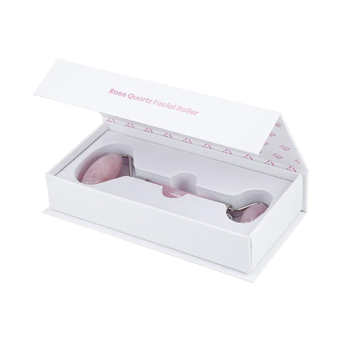 Ansigtsrulle Ilū Facial Roller Rose Quartz (1 enhed) produktemballage