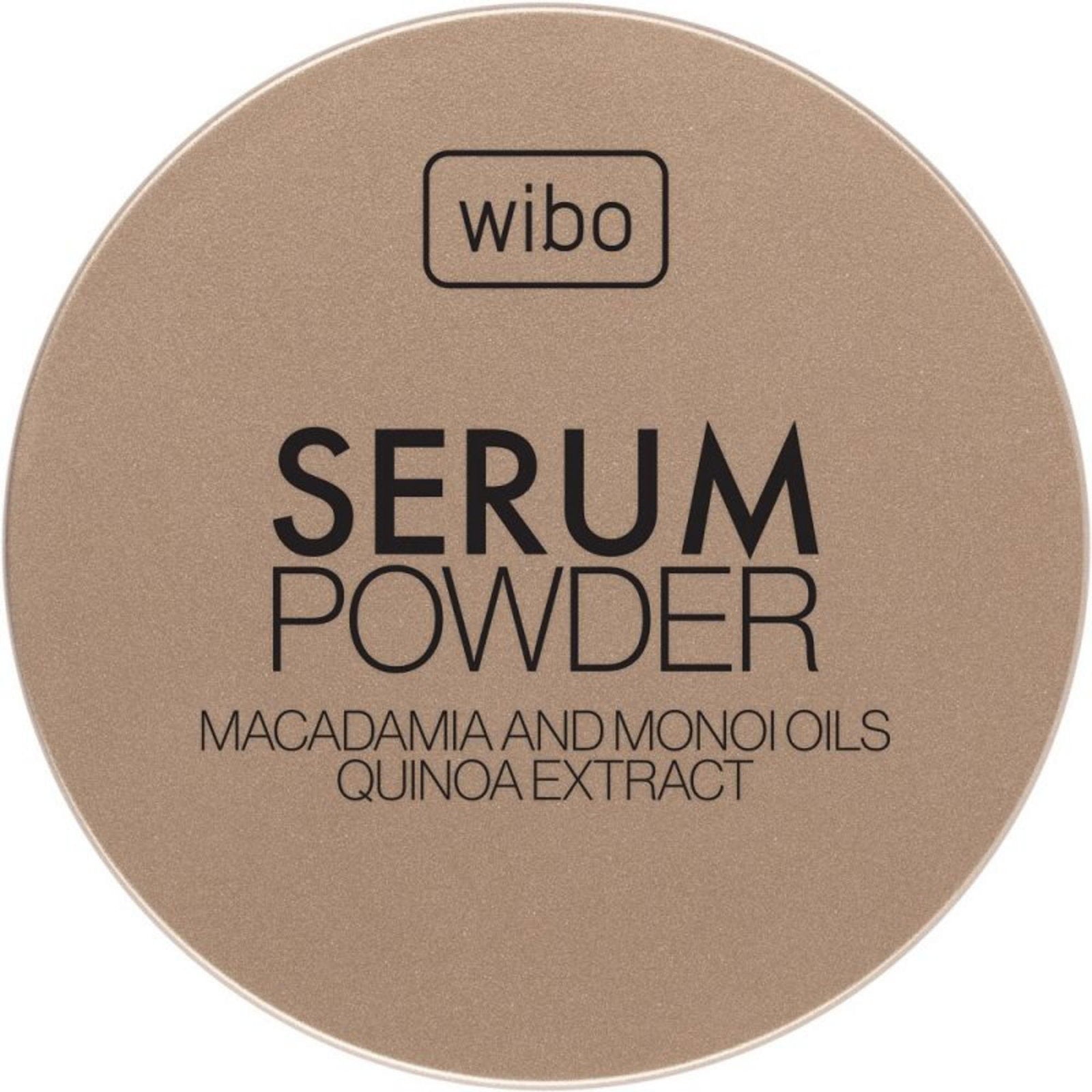 Wibo, Serum Powder Macadamia, Quinoa, Absorbs oil, Loose Setting Powder, Transparent, 10 g