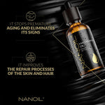 Bath Oil Nanoil Power Of Nature 50 ml macadamianøddeolie produktemballage
