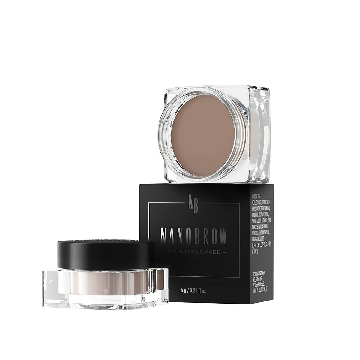 Øjenbryn Make-up Nanobrow Øjenbryn Pomade Brun 6 g Salve produkt emballage