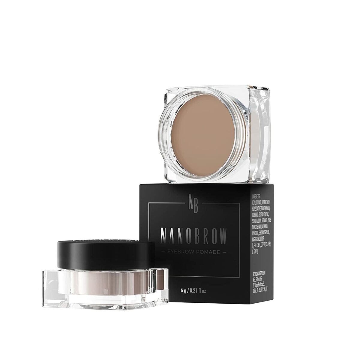 Øjenbryn Make-up Nanobrow Øjenbryn Pomade Lysebrun 6 g Salve produkt emballage