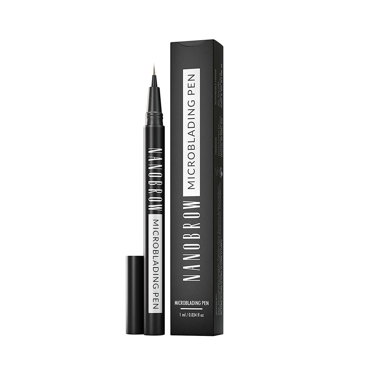Øjenbrynsblyant Nanobrow Microblading Pen Blond 1 ml produktemballage