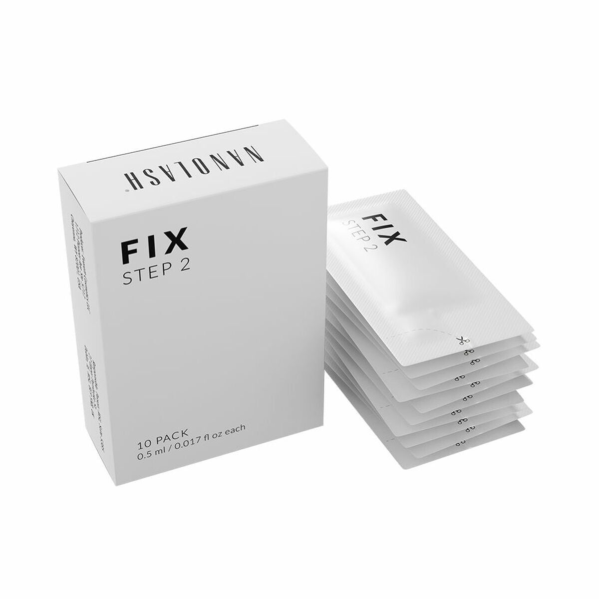 Creme til øjenområdet Nanolash FIX STEP 2 (10 enheder) til kvinders hudplejeemballage