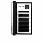 Sæt med falske øjenvipper Nanolash VOLUME LASHES Extensions 6-13 mm produktemballage