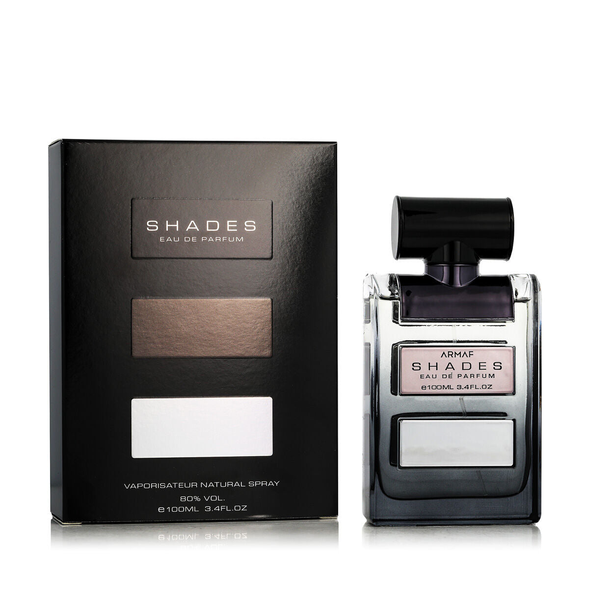 Herreparfume Armaf Shades til mænd produktemballage
