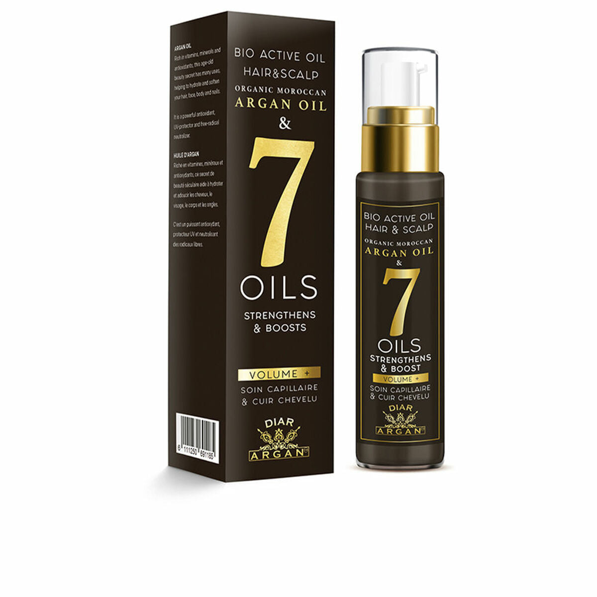 Hårmaske Diar Argan Mascarilla Nutriente Cabello 50 ml Revitaliserende næring til kvinder hårmaske emballage