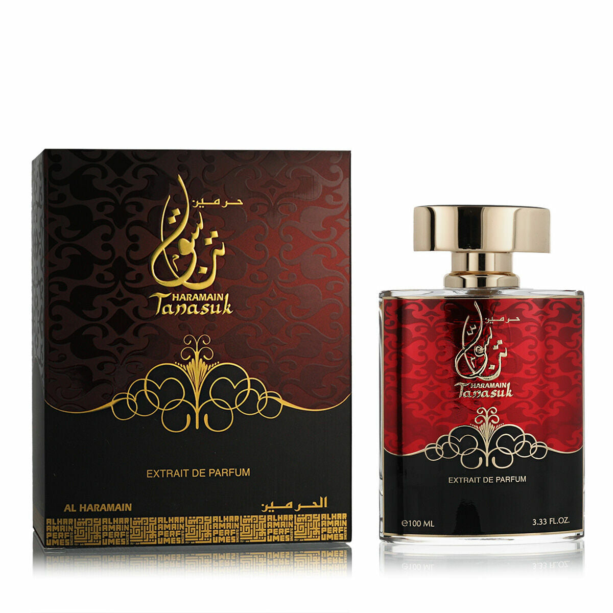 Unisex parfume Al Haramain TANASUK til kvinder produktemballage