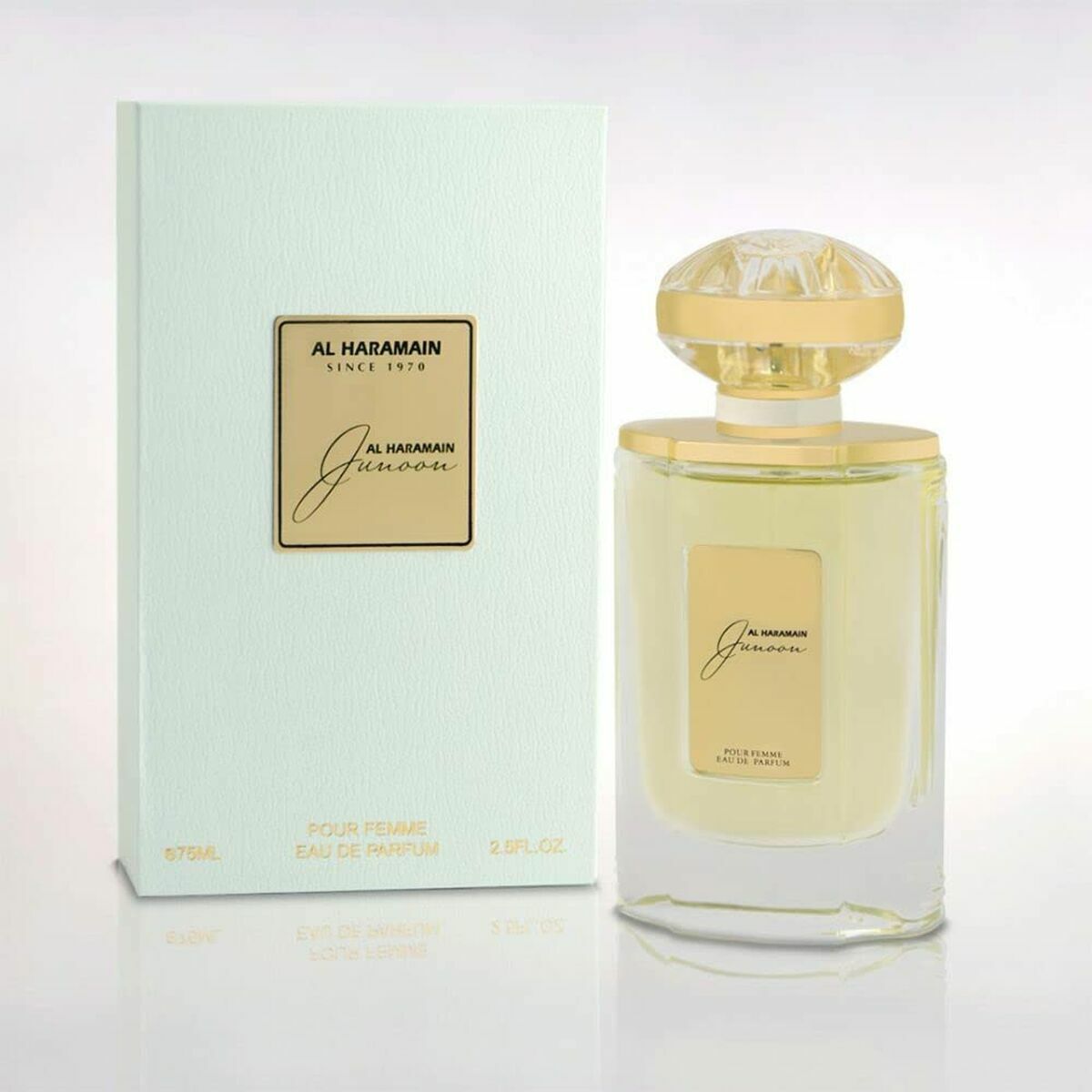 Dameparfume Al Haramain JUNOON til kvinder produktemballage