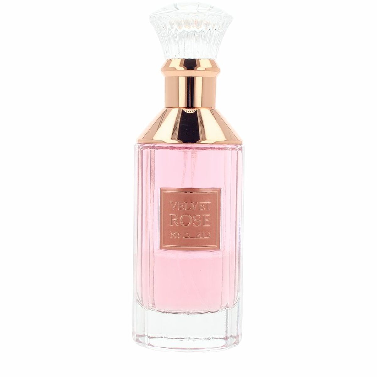 Dameparfume Lattafa VELVET ROSE til kvinder produktemballage