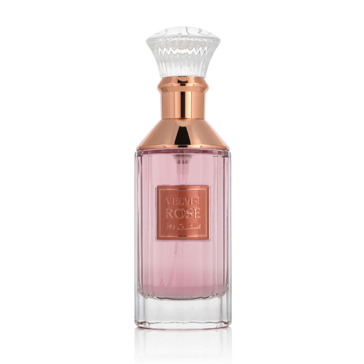 Dameparfume Lattafa VELVET ROSE til kvinder produktemballage
