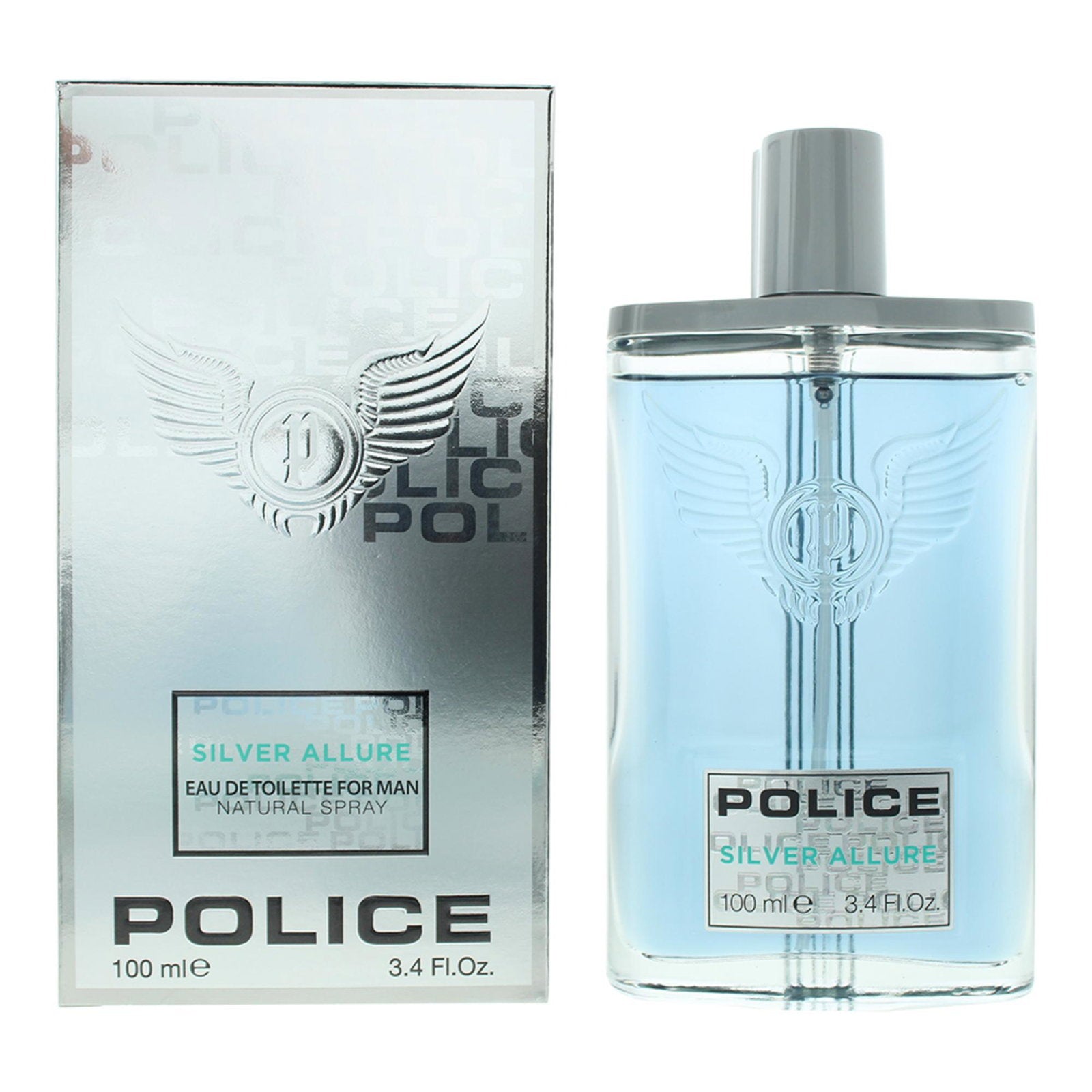 Police, Silver Allure, Eau De Toilette, For Men, 100 ml