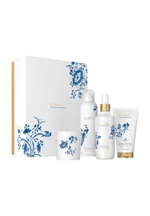 Set Rituals:  Amsterdam Collection, Cleansing, Shower Mousse, 200 ml +  Amsterdam Collection, Hydrating, Body Cream, 150 ml +  Amsterdam Collection, Scented Candle, 140 g +  Amsterdam Collection, Dutch Tulips, Cardamom & Japanese Yuzu, Room Spray, 200 ml