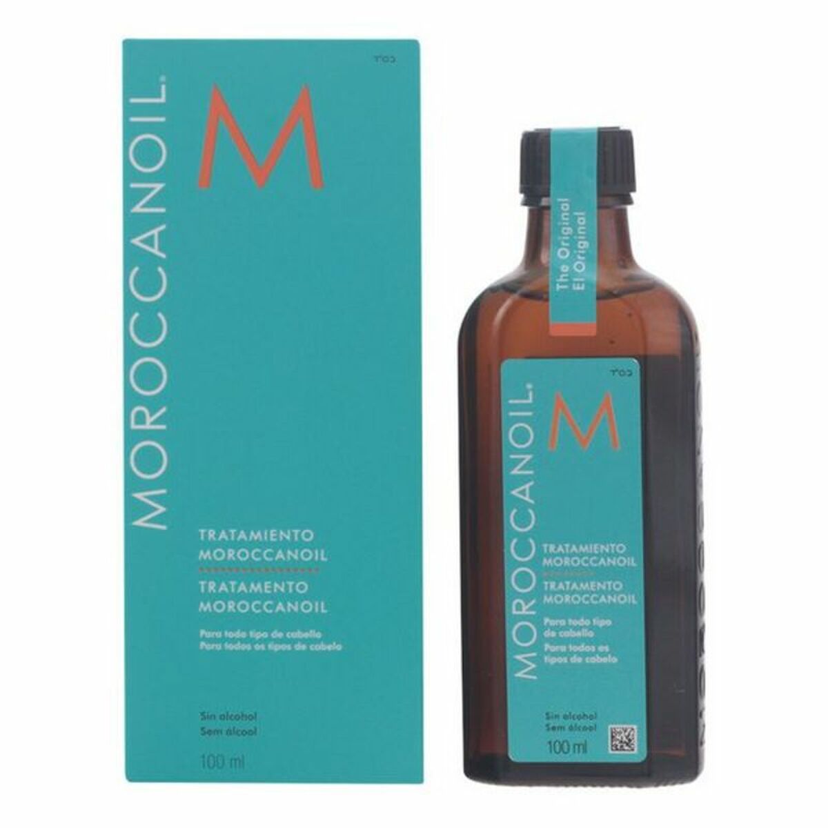 Hårolie Moroccanoil Care-produktemballage