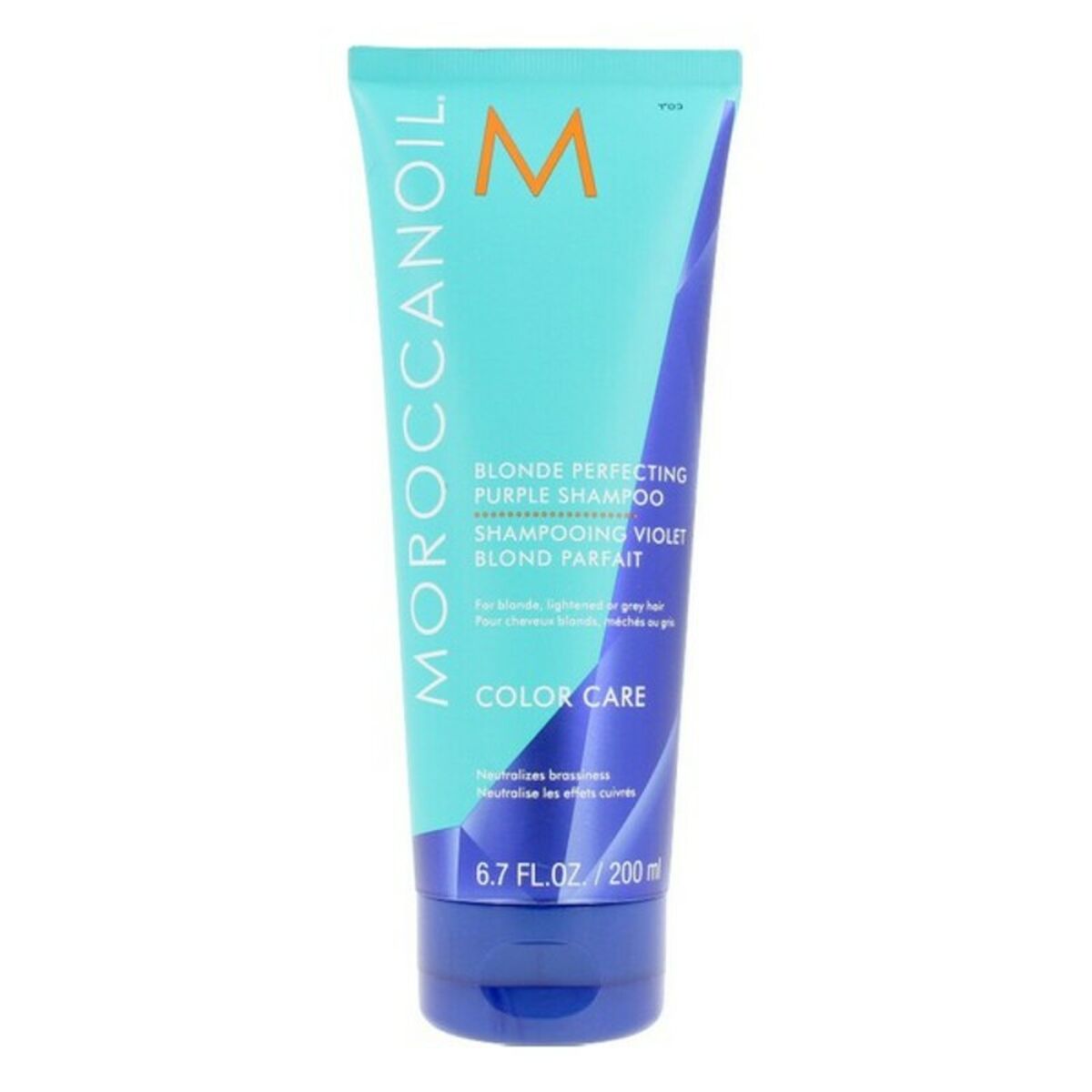 Shampoo Blonde Perfecting Moroccanoil MO-PUSH200 (200 ml) shampooflaske