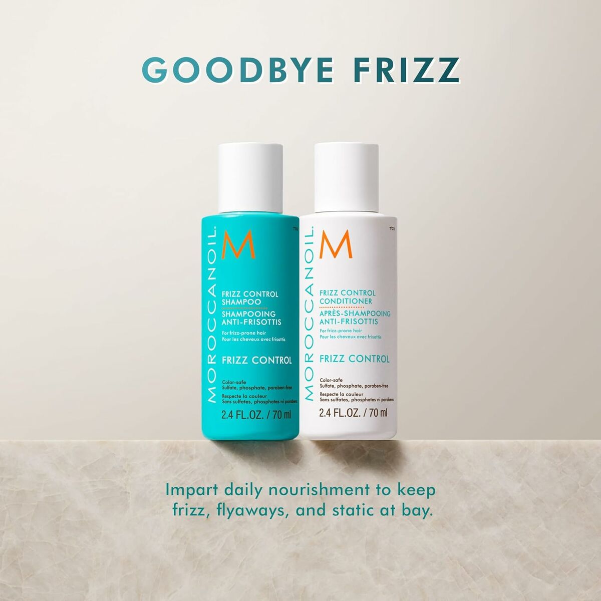 Shampoo Moroccanoil shampooflaske