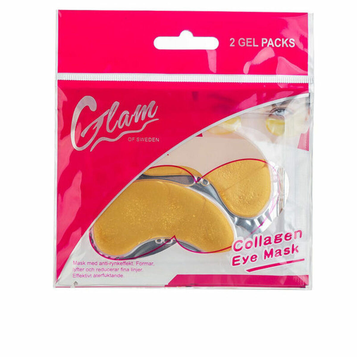 Maske til øjenområdet Glam Of Sweden H01457 2 g til kvinder maske emballage